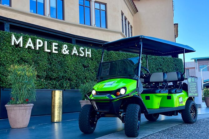 1.5 Hour Stretch Limo Golf Cart Tour, Ultimate Old Town Exploration - SMoCA and the Scottsdale Arts District: Modern Art, Skyspace Light, and ArtWalk Nights