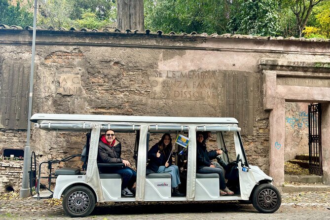 Appian Way and Catacombs Private Golf Cart Tour in Rome - Mausoleum of Cecilia Metella and San Nicola a Capo di Bove