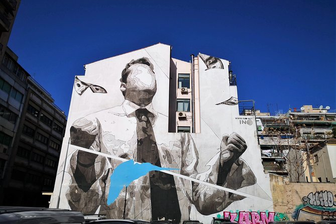 Athens Urban Street Art Tour - Stop 1: Monastiraki murals that set the tone in 15 minutes
