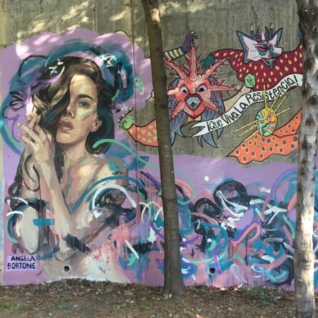 Atlanta Street Art and BeltLine Tour with Happy Hour and Activity - Stacks Squares and Forward, Warrior!!: murals that change and why that matters