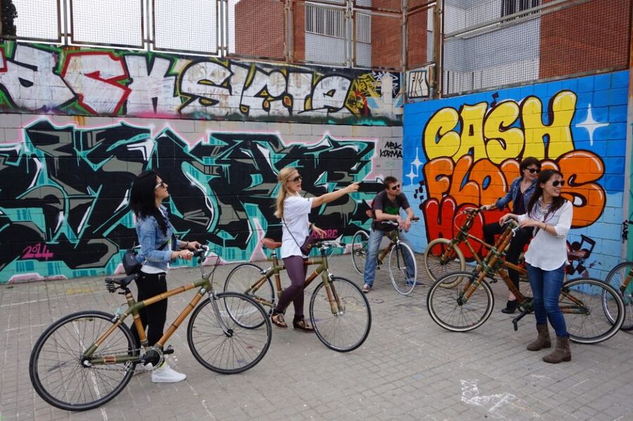 Barcelona: 3.5-Hour Street Art Tour by Bamboo Bike - Entering the world of Barcelona street art, one pedal at a time