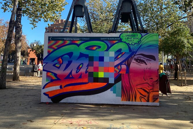 Barcelona Street Art Tour with Exclusive Artist Studios Visit - Las Ramblas: art you pass by without noticing