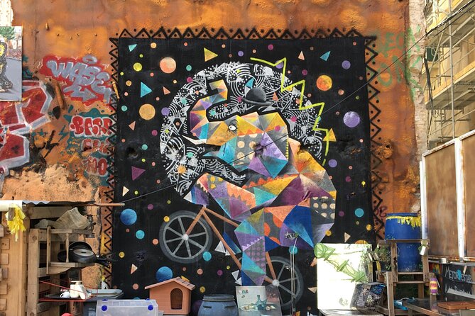 Barcelona Street Art Tour with Exclusive Artist Studios Visit - BienCuadrado studio visit: seeing process, not just product
