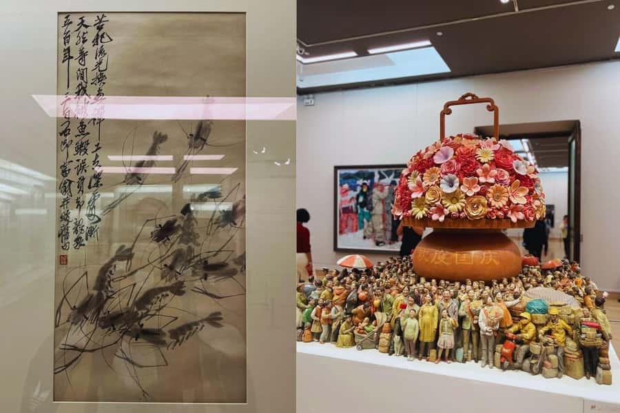Beijing: National Art Museum of China Entry Reservation - Traditional ink, calligraphy, and sculpture: how to split your time