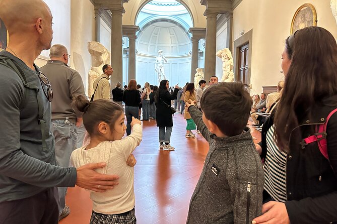 Best of Michelangelo in Florence Tour for Kids with Academy Gallery Fast Access - The guides make the difference for families