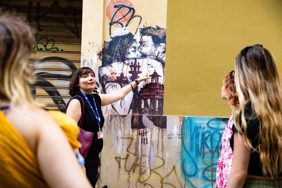 Best Street Art in Valencia Walking Tour - Street-art techniques that click: paste-ups, stencils, and yarn art