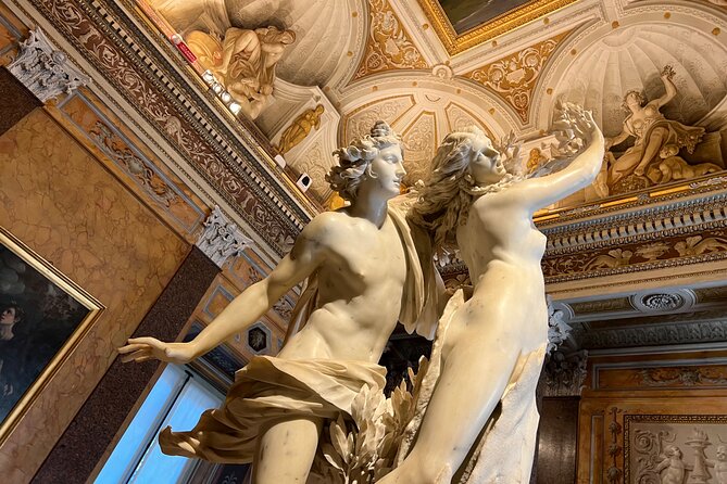 Borghese Gallery Small Group Guided Tour or Ticket Skip the Line - The viewpoint plan: Pincian Hill Terrace and a shaded path to Casina Valadier