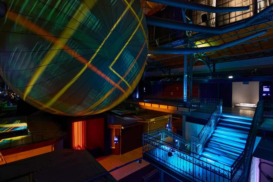 Budapest: Light Art Museum - Immersive New Media Experience - Light Art Museum Budapest: a historic market made for light