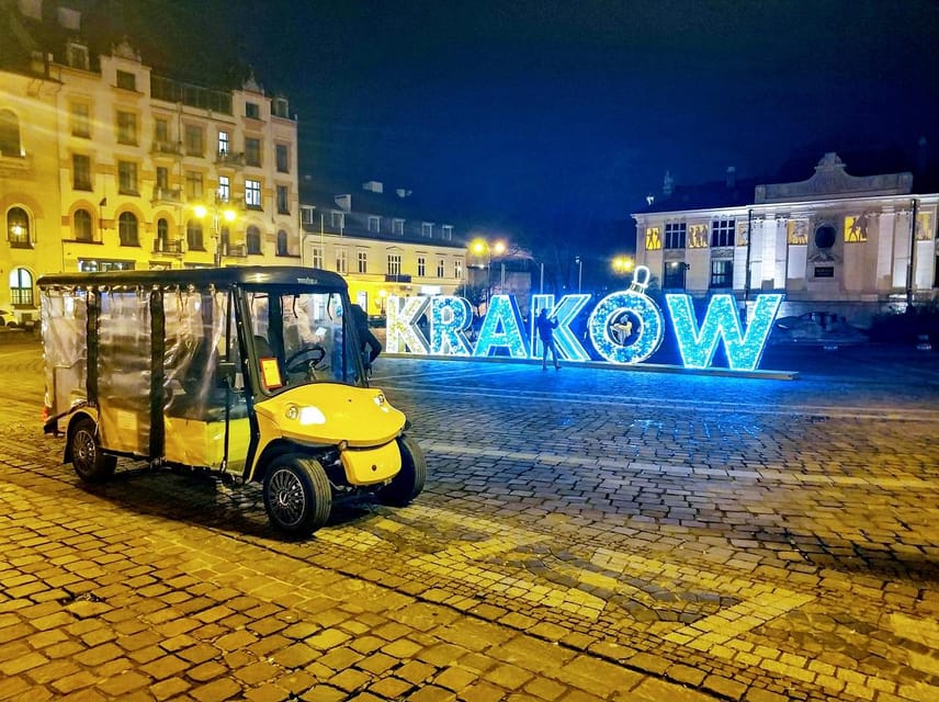Cracow: Jewish Quarter and Ghetto Sightseeing Golf Cart Tour - How the multilingual heated audio guide works for a group tour