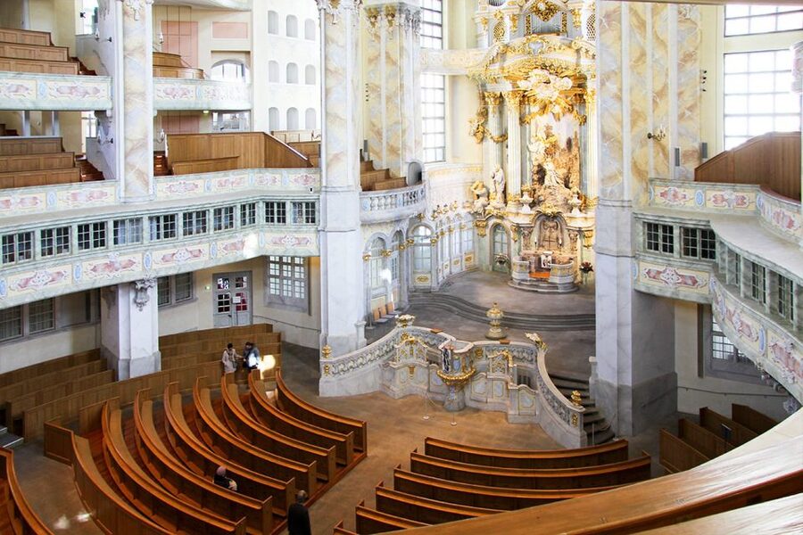 Dresden: Church of Our Lady Guided Tour of Gallery - What you’ll learn about the cupola and ornate interior