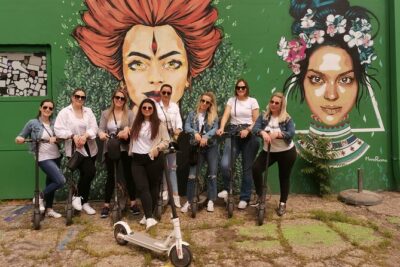 E-Scooter Street Art Tour - E-scooters, helmet, and comfort you can count on