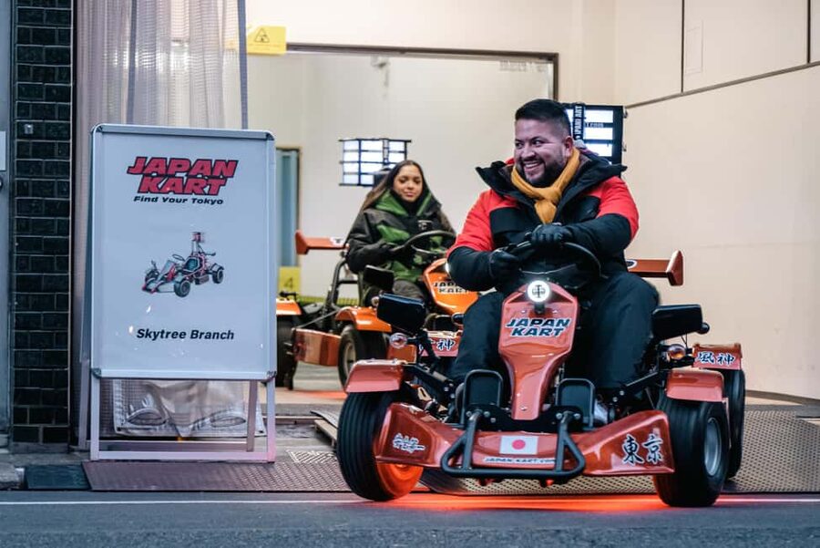 East Tokyo Go-Kart Tour - Tokyo Bay Break Time and the Rainbow Bridge Photo Stop