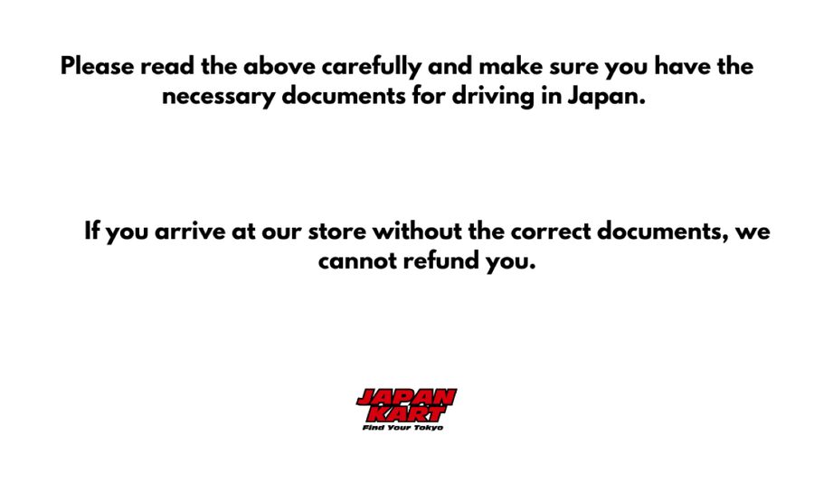 East Tokyo Go-Kart Tour - Don’t Get Turned Away: The Driving Document Reality Check