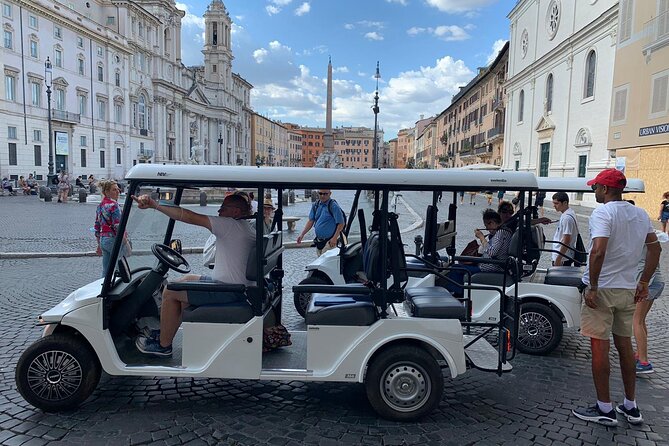 Exclusive Private Golf Cart Tour of Rome - Teatro di Marcello, Piazza Venezia, and Largo di Torre Argentina