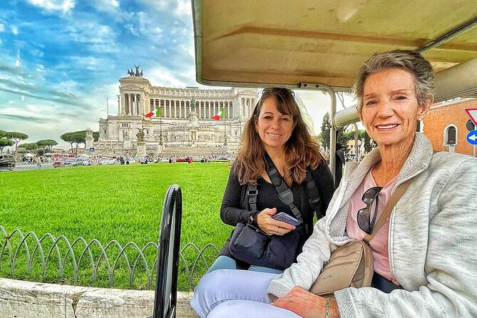 Exclusive Private Golf Cart Tour With Local ,Hidden Gems, Ice Cream - Piazza Venezia and the Monument complex: a quick way to orient the center