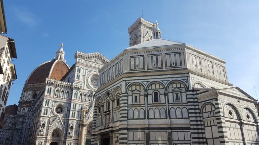 Florence: Private 3-Hour Guided Tour & Uffizi Gallery Visit - Duomo Complex: polychrome marble, Brunelleschi’s dome, Baptistery, and Giotto