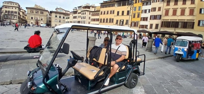 Florence to Fiesole golf cart tour:History & Panoramic views - Getting started: pickup points and how the first ride sets the tone