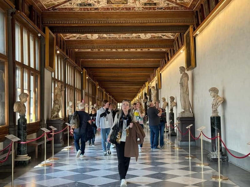 Florence: Uffizi Gallery Timed Entry Ticket & Audio Guide - Getting through security faster (but not instantly)