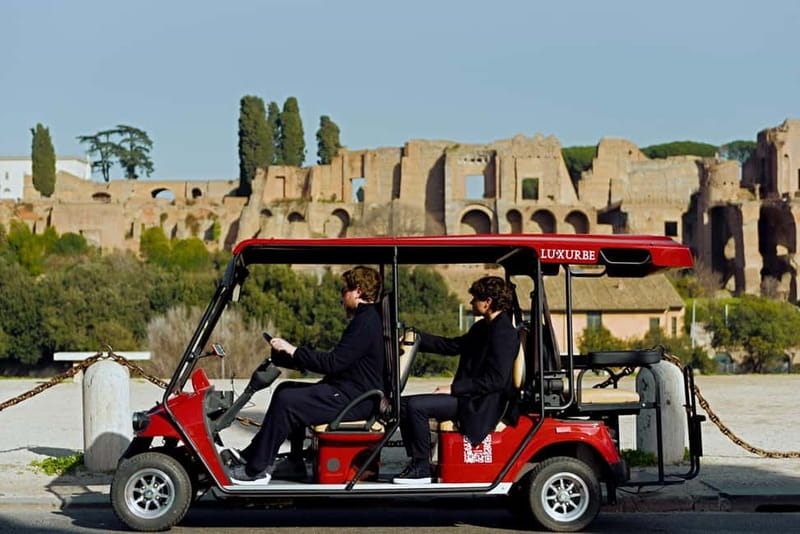Golf Cart Tour: Highlights of Rome - Colosseum and Roman Forum: best first-glance pairing