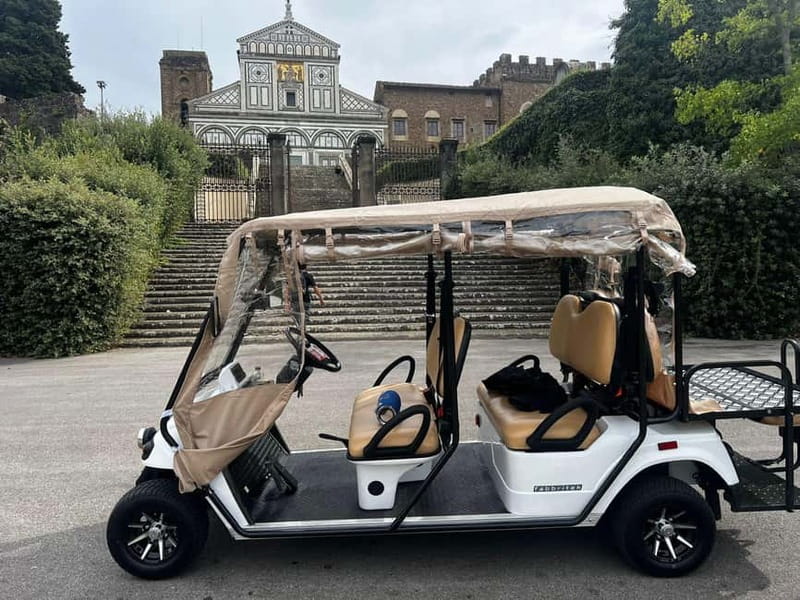 Golf cart tour of the hills of Florence and Piazza Michelangelo - Price and value: what $50 buys you in comfort and time