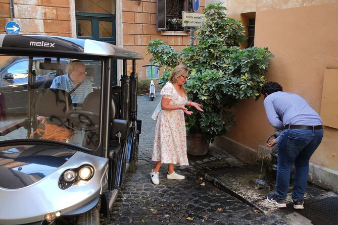Golf Cart Tour Private Experience of Rome's City Center - The heart of the route: Trevi Fountain, Pantheon, and the first big wow