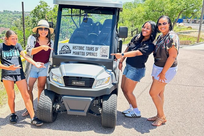 Happy Hour Tour Manitou Springs on E-golf cart - Why a 4:30pm E-golf Cart Tour Works in Manitou Springs
