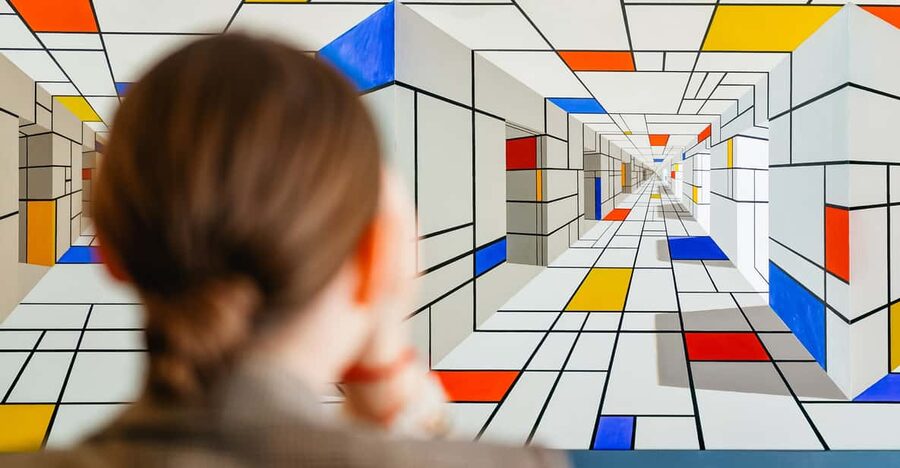IAM Illusion Art Museum Entry Ticket - Reverse perspectives by Patrick Hughes: where your brain flips