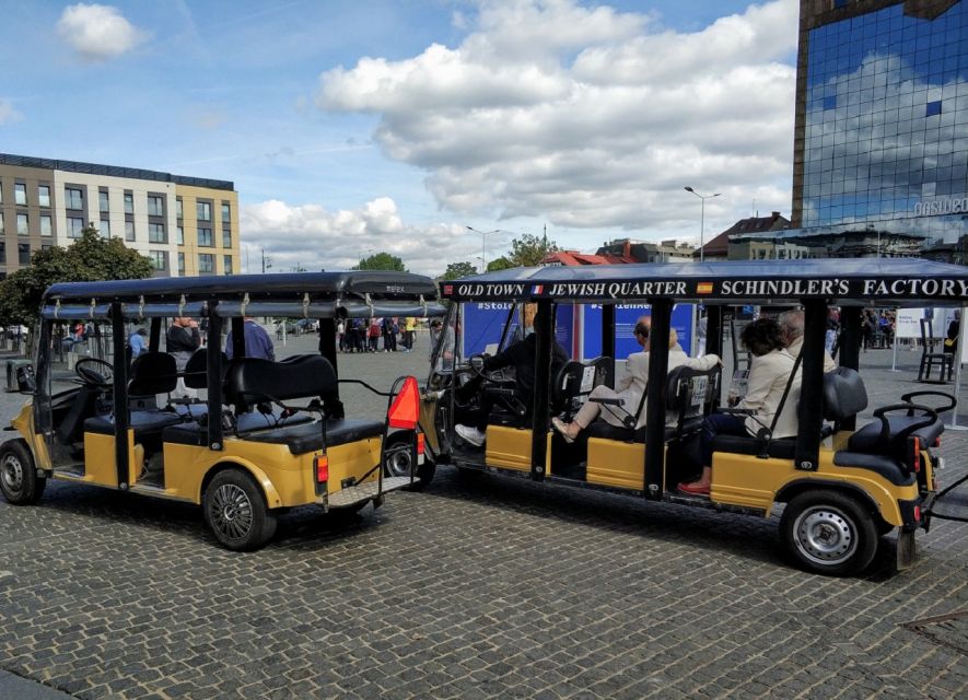 Krakow: Jewish Quarter and Ghetto Electric Golf Cart Tour - English Driver, Multilingual Audio: Best for First-Timers