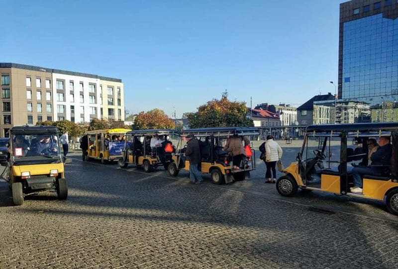 Krakow: Jewish Quarter and Ghetto Sightseeing Golf Cart Tour - Meeting the Golf Carts at Parking Kiss&Ride (and What to Bring)