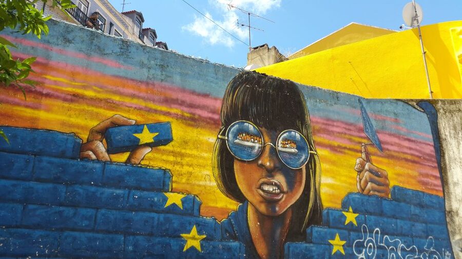 Lisbon: Street Art and Historical Walking Tour - Street art with context: Vhils, Nomen, Odeith, and Gonçalo Mar.Pro