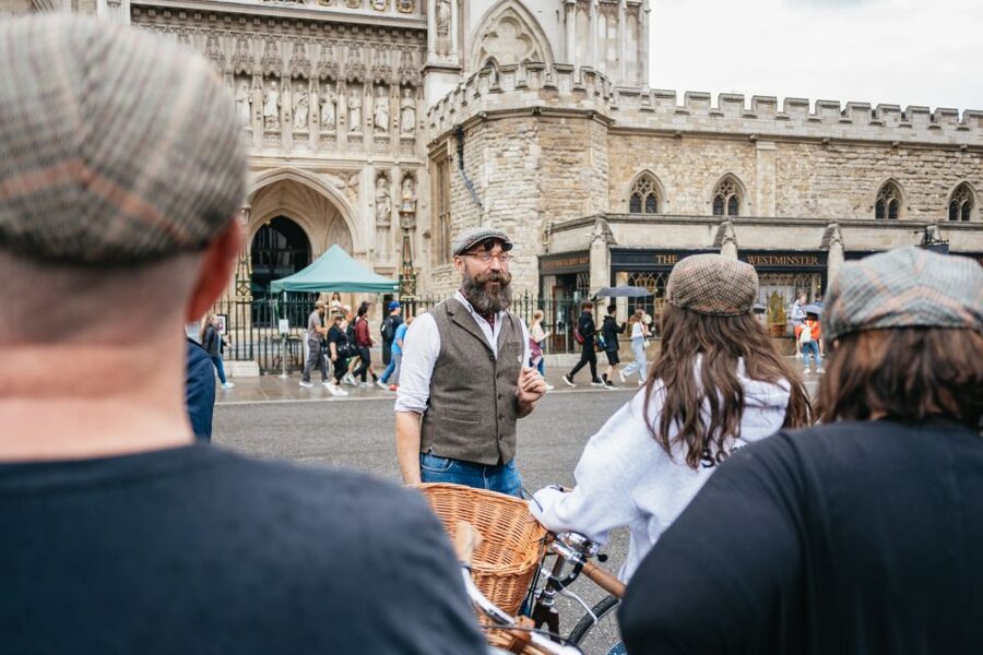 London: Landmarks & Secrets Bike Tour with Pub & Street Art - Trafalgar Square, the London Eye, and Westminster Bridge photos
