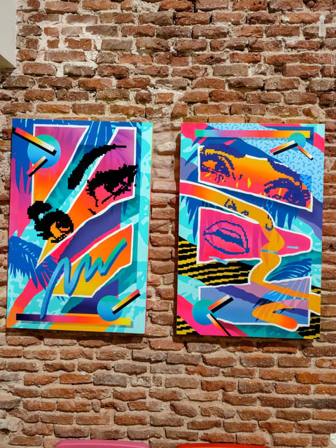 Madrid: Hidden Street Art Tour - Local gallery stop: the art that follows you indoors