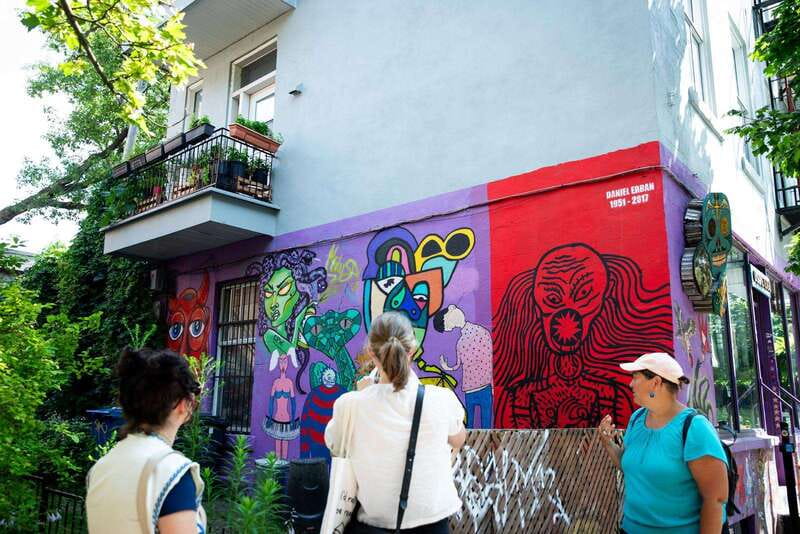 Montreal: The Original Locally Owned Street Art Walking Tour - The neighborhood payoff after the tour ends at Park of Portugal