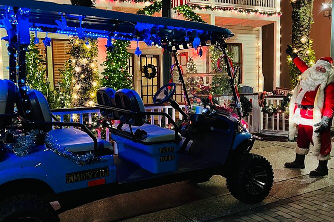 Nights of Lights Private Electric Joy Ride up to 5 people! - Forty-Five Minutes of Holiday Lights in America’s Oldest City