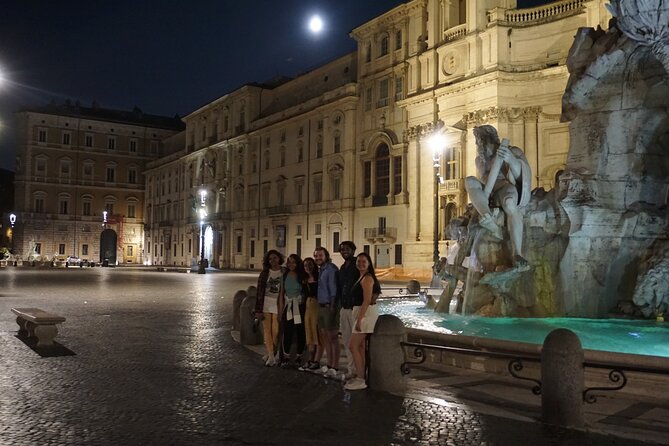 Nocturnal Rome Golf Cart Tour - A turn of the corner to a 2,000-year facade