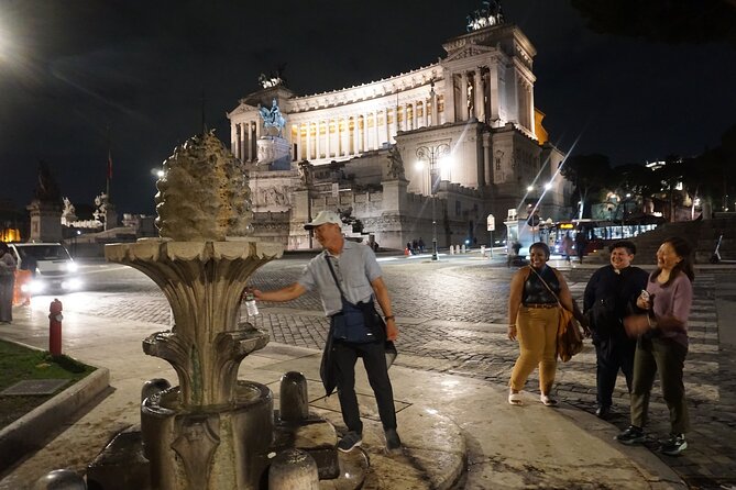 Nocturnal Rome Golf Cart Tour - Colosseum stop: dramatic views, but tickets are on you