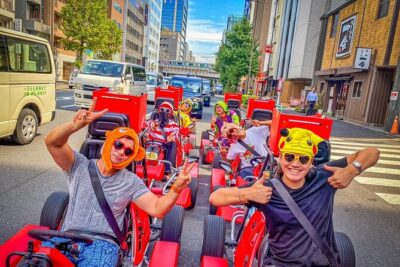 Official Street Go-Kart Tour - Akihabara - The costume setup: fun theme, but watch the rules