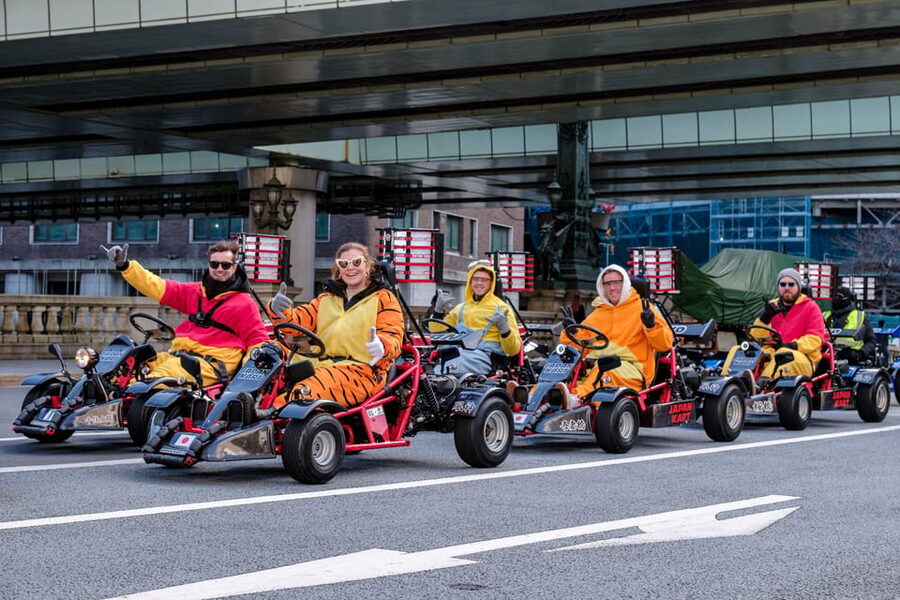 Osaka: Go Kart Tour on Osaka Streets with Guide - Before you drive: gear up, costume up, and listen carefully