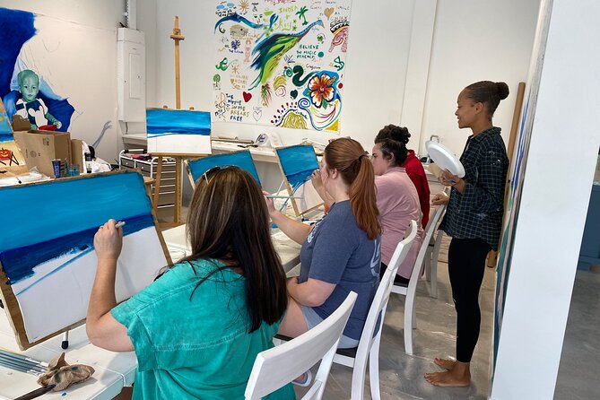 Paint and Sip at the Gallery and Wine Bar - The Bahamian Artist Connection You Can Actually Notice