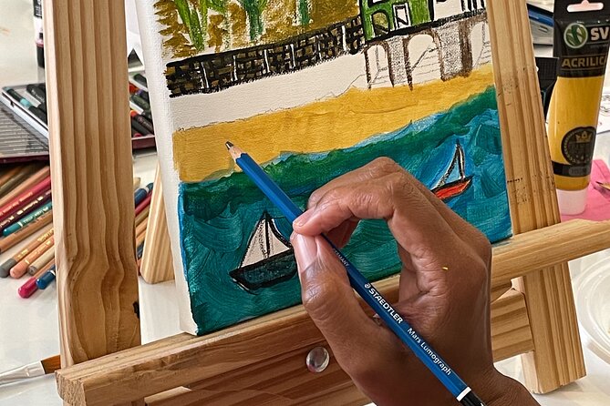 Paint tiles and create unique pieces in an art gallery in Lisbon - The 2.5-Hour Flow: Presentation, Demo, and Your Own Tile