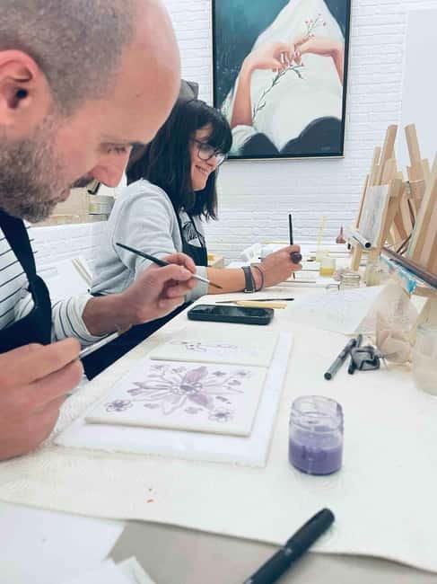 Paint your tile and create your unique piece in an art gallery in Lisbon - Price and value: what $58 really buys in Lisbon