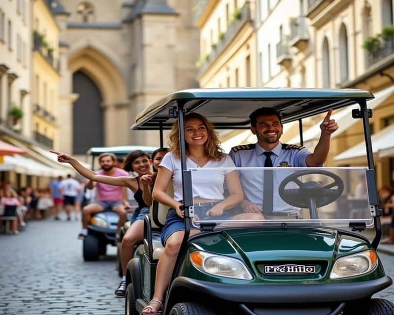 Paris: 2-Hour Landmark Golf Cart Tour - Arc de Triomphe to Place du Trocadéro: the Eiffel Tower reveal setup