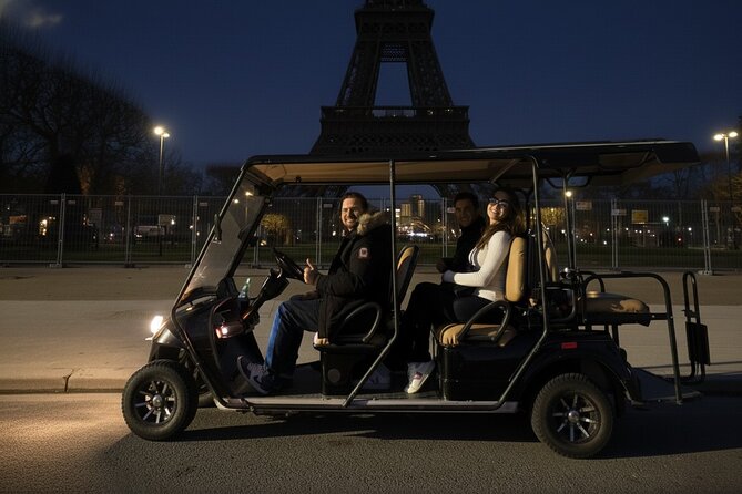 Paris by Night 2 Hour Private Golf Cart Tour - The illuminated drive: boutiques, cafés, and getting your bearings