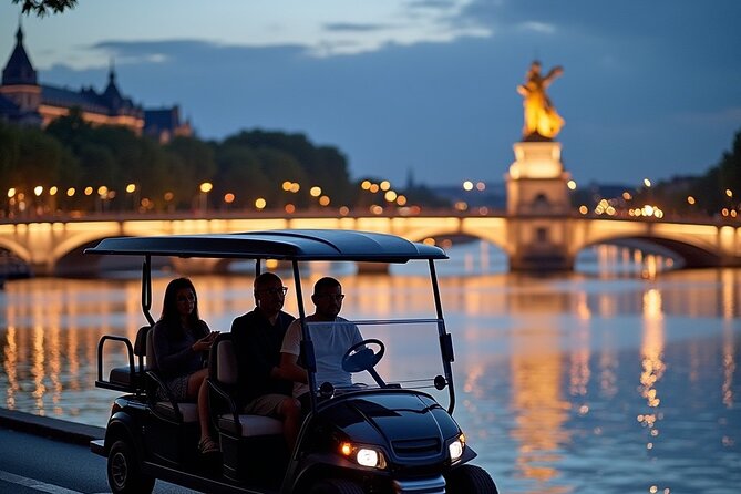Paris by Night 2 Hour Private Golf Cart Tour - Stop 2: Arc de Triomphe, quick and dramatic