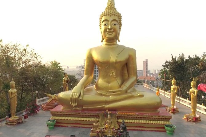 Pattaya City Tour : Big Buddha, Viewpoint & Gems Gallery - Wat Phra Yai (Big Buddha): the far-visible temple stop