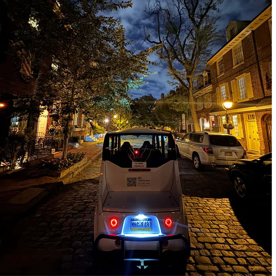 Philadelphia Evening Electric Cart Tour - Eastern State Penitentiary and the Shift into Old City