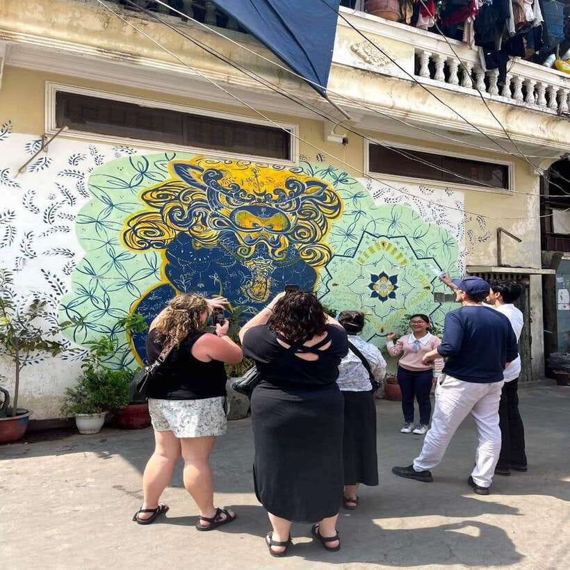 Phnom Penh | Food & Street Art Half Day Tour by Tuk Tuk - BKK1 lunch stop: tea, street food, and the second breakfast