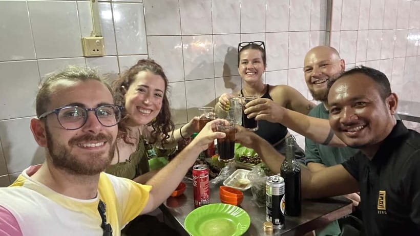 Phnom Penh: Street Art and Food Tour with Pickup and Beer - Russian Market desserts: a sweet finish you’ll remember