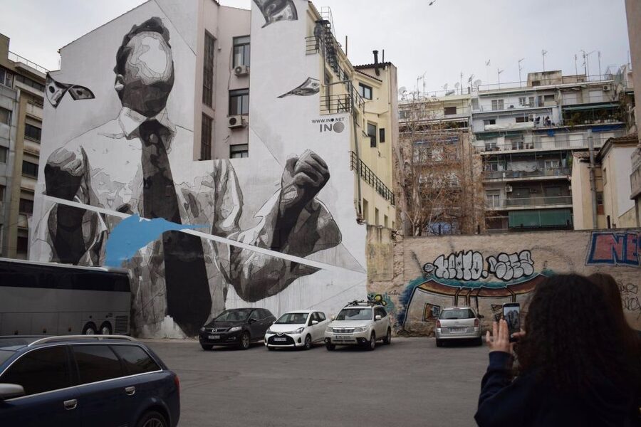 Private Athens Street Art & Culture Tour - The murals and names: iNO, Sonke, Vasmoulakis (and more)