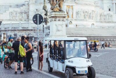 Private Evening Golf Cart Tour of Rome with Aperitivo - Aperitivo on the route: prosecco, craft beer, and snack bites